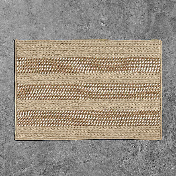Boat House - Natural 6' square, Square, Braided