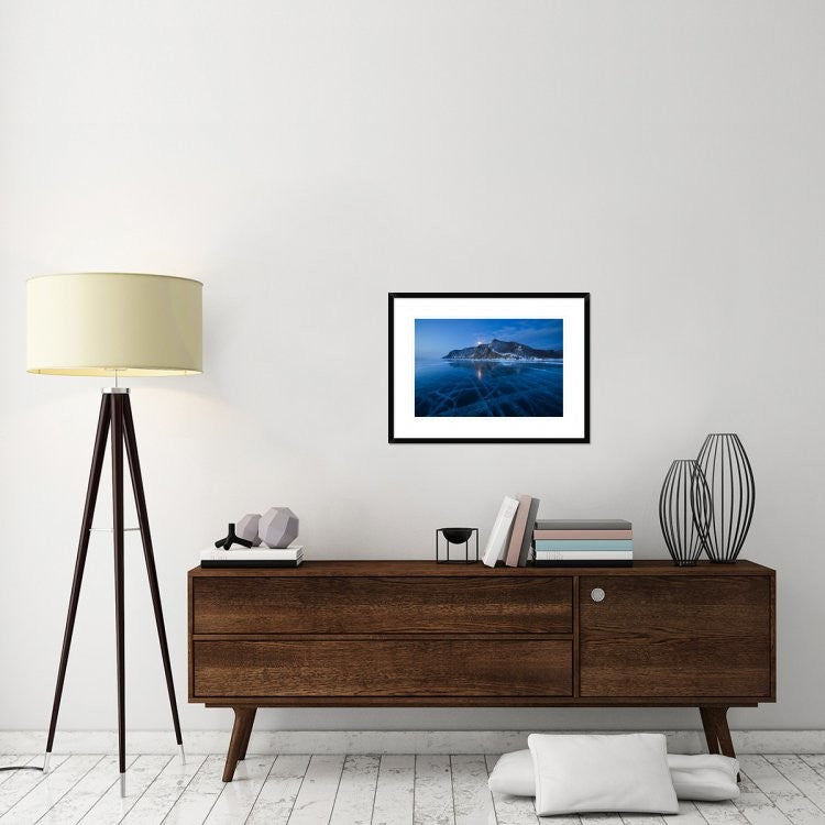 "Uzury Tracery" Framed Digital Print by Alexey Kharitonov, 30x22"