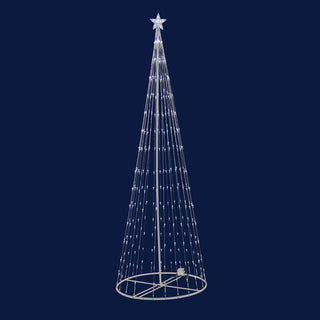 4' X 24" Led 152 Wmwht Light Show Tree