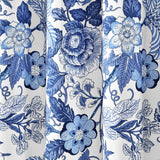 Sydney 72"x72" Shower Curtain, Navy/White