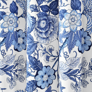 Sydney 72"x72" Shower Curtain, Navy/White