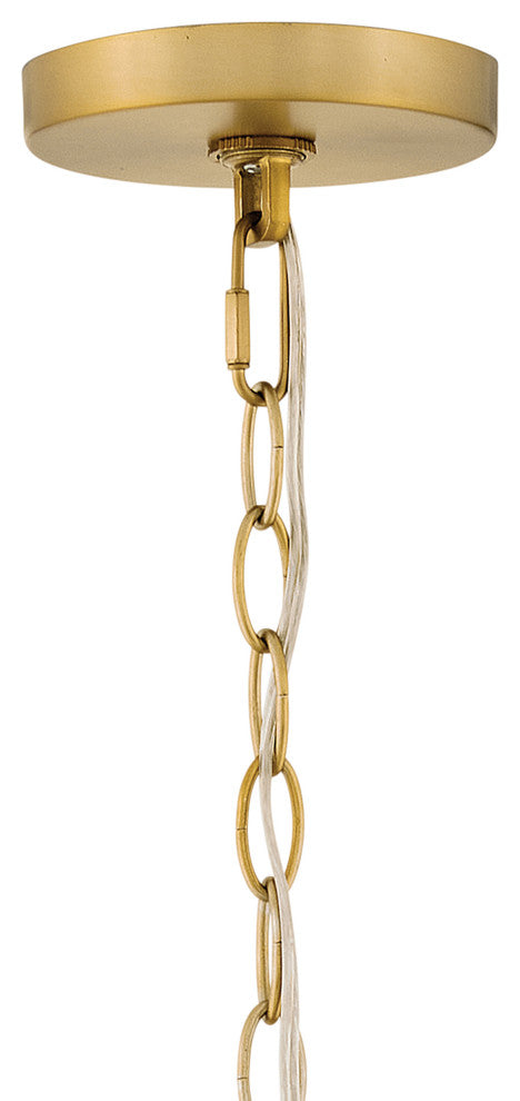 Lark Brynn Medium Pendant, Lacquered Brass