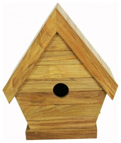 Teak Bird House
