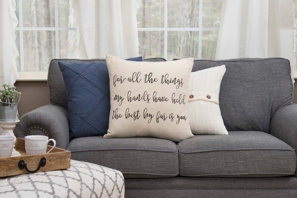 Rizzy Home 20"x20" Pillow