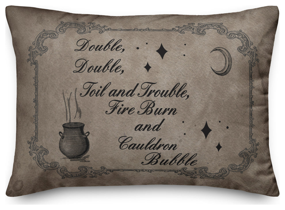 Double Double Trouble 1 14"x20" Spun Poly Pillow