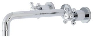 KS8021BX Two-Handle Wall Mount Tub Faucet, Polished Chrome