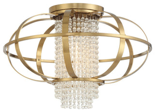 Idlewild 1-Light Ceiling Light, Warm Brass