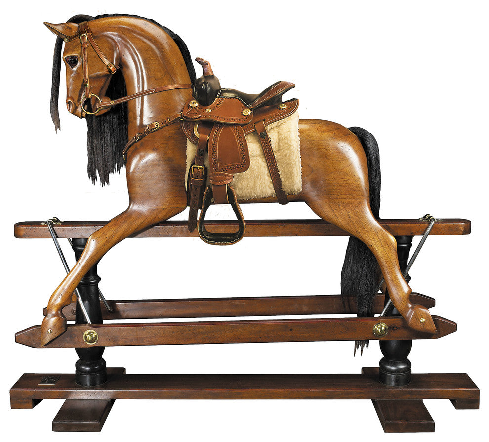 Rocking Horse, Western Saddle