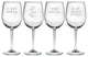 Grammar Police 4-Piece Wine Glass Set