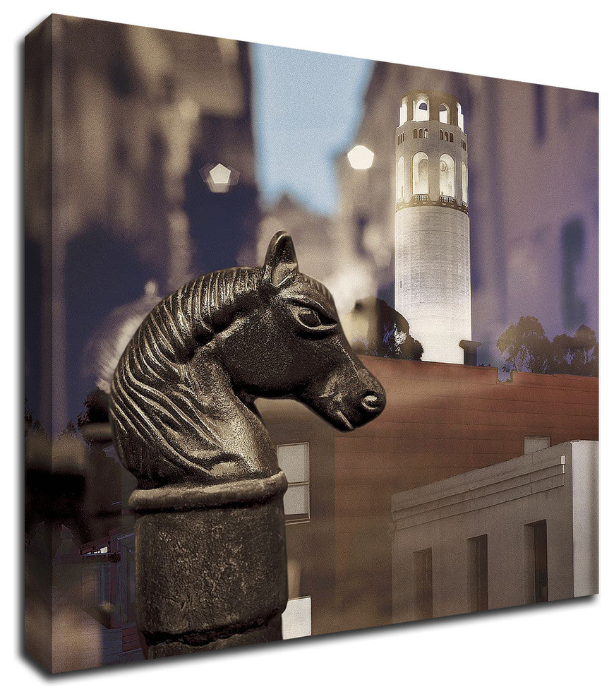 Barbary Coast #5 by Alan Blaustein, Print on Canvas, 24"x24"