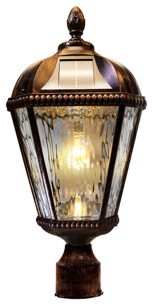 Gama Sonic GS-98B-F-BB Royal Bulb Solar Light 3" Fitter Brushed Bronze