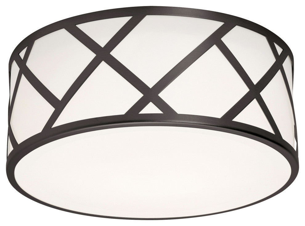 Haven 13'' Flush Mount, Black