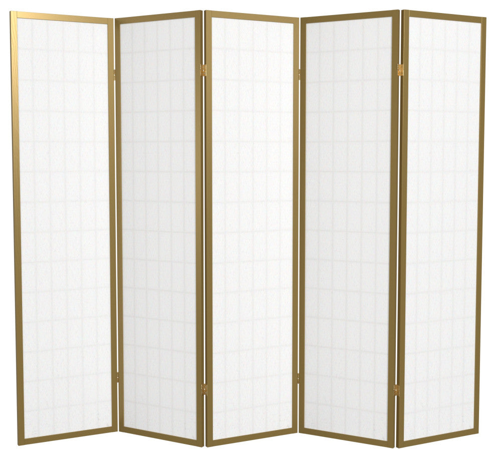 6' Tall Window Pane, Special Edition, Gold, 5 Panels