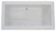 Bronzino 42 x 72 Rectangular Soaker Drop-In Bathtub - Tub with Center Drain