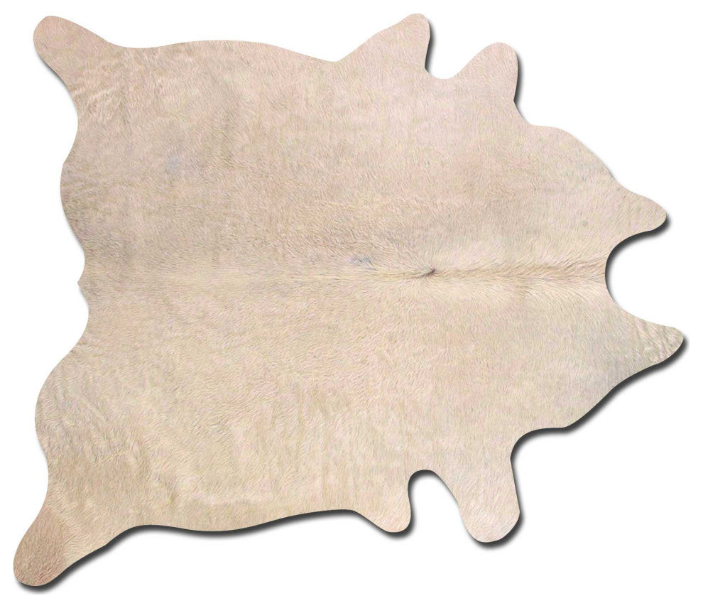 HomeRoots 72" x 84" Natural Cowhide Area Rug