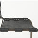 Berbick 21L x 25W x 38H Black Leather With Iron Frame Counter Stool