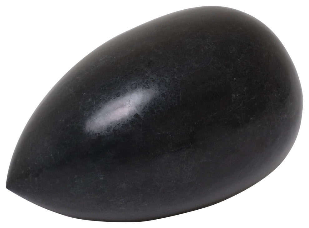 Black Egg Sculpture