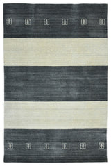 Blend Yorkshire Area Rug, Charcoal, 5' x 8', Striped