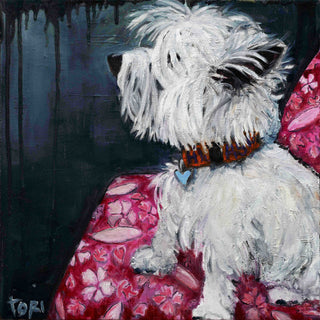 "Dash in the Front" Canvas Print by Tori Campisi, 30x30 cm