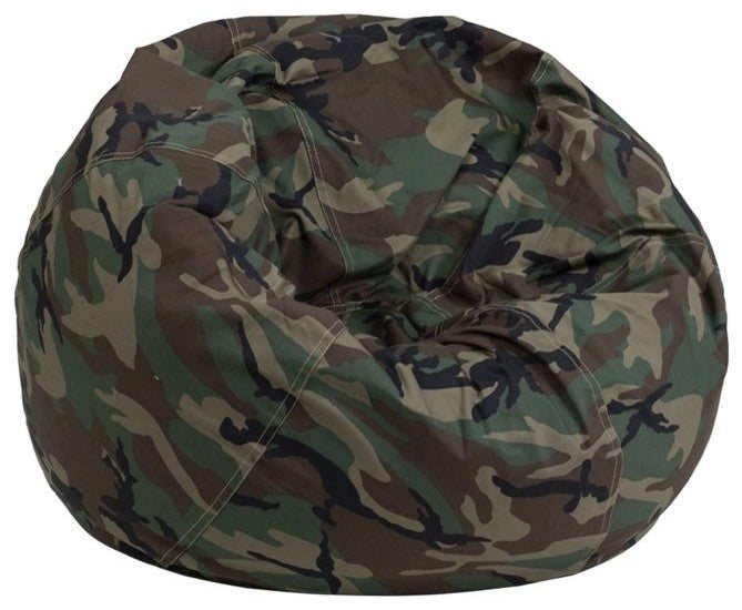 Small Kids Bean Bag Chair, Camouflage