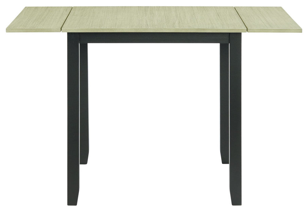 Tuttle 3-Piece Drop Leaf Dining Set, Gray