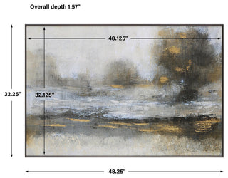 Uttermost 41437 Gilt 33" x 49" Framed Landscapes Graphic Print - Multicolored