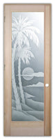 Interior Prehung Door or Interior Slab Door - Palm Sunset - Douglas Fir...