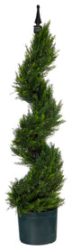 3'' Cypress Spiral Topiary Artificial Tree