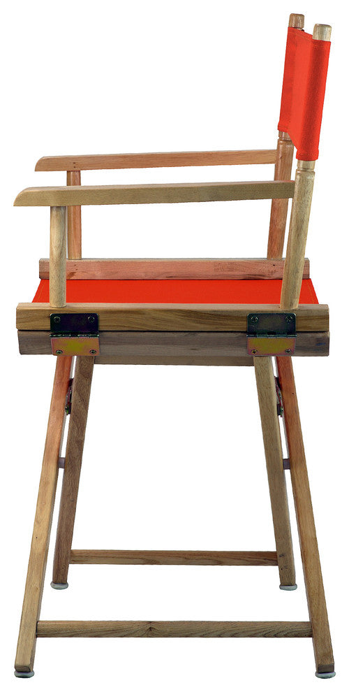 018" Director's Chair Natural Frame-Orange Canvas