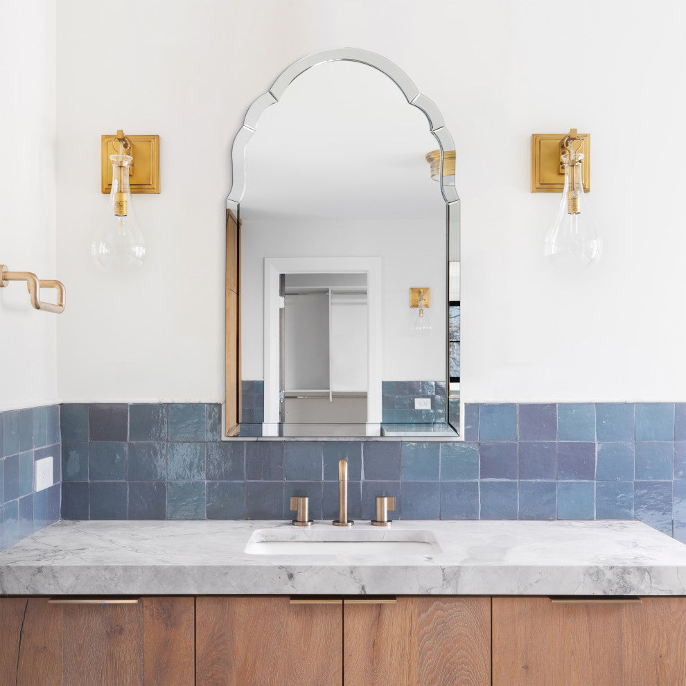 Elegant Beveled rectangular Wall Mirror, Vanity, Bedroom Mirror, 24"x40