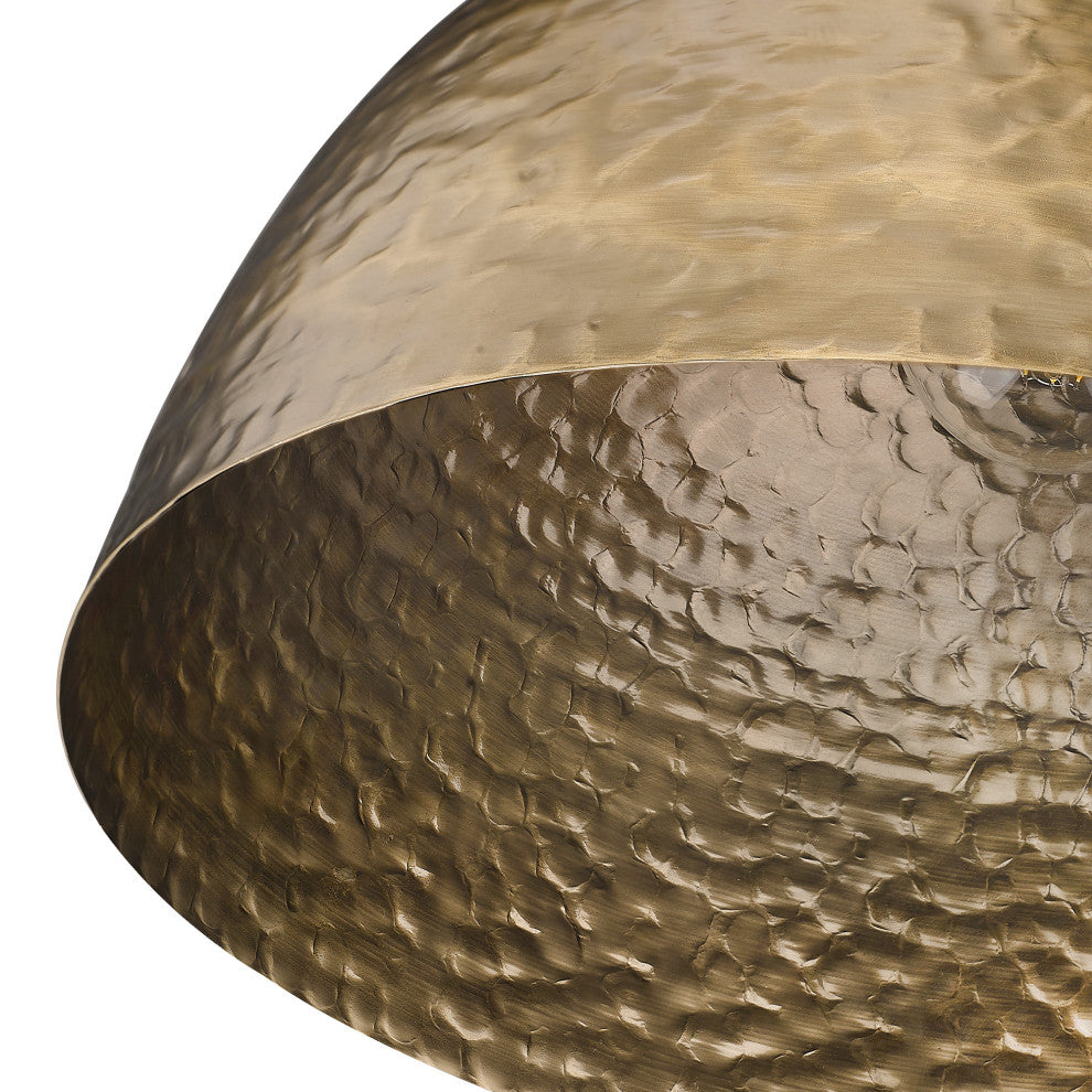 Golden Lighting Shepard Large Pendant, Modern Brass