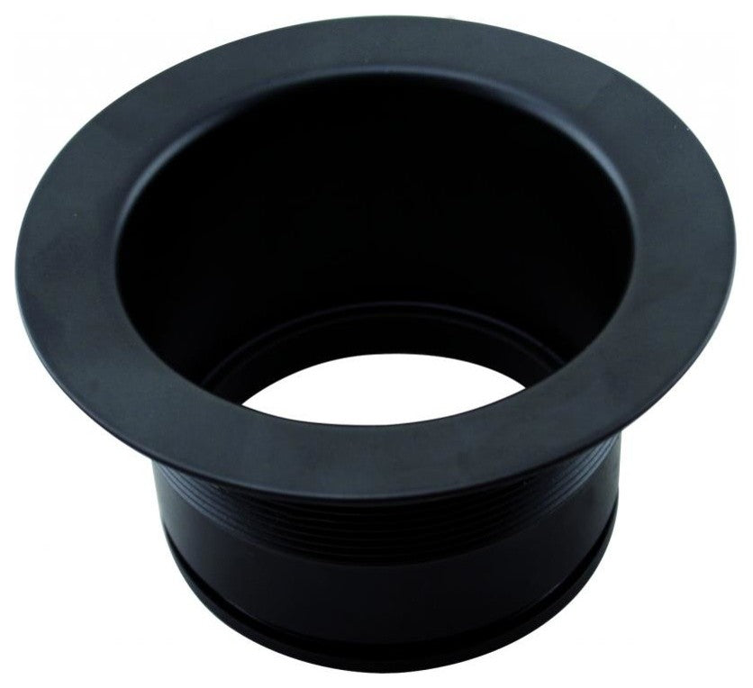 Ez-Mount Style Disposal Flange In Powder Coated Flat Black