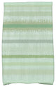 Raya De Agua, Stripe Print Hand Towel, Green