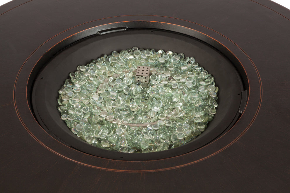 Florence Woven Aluminum LPG Fire Pit