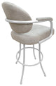 Swivel Counter 26", 30" or Extra Tall 34" Metal Bar Stool M-70, Outlier Stucco - White, 26"