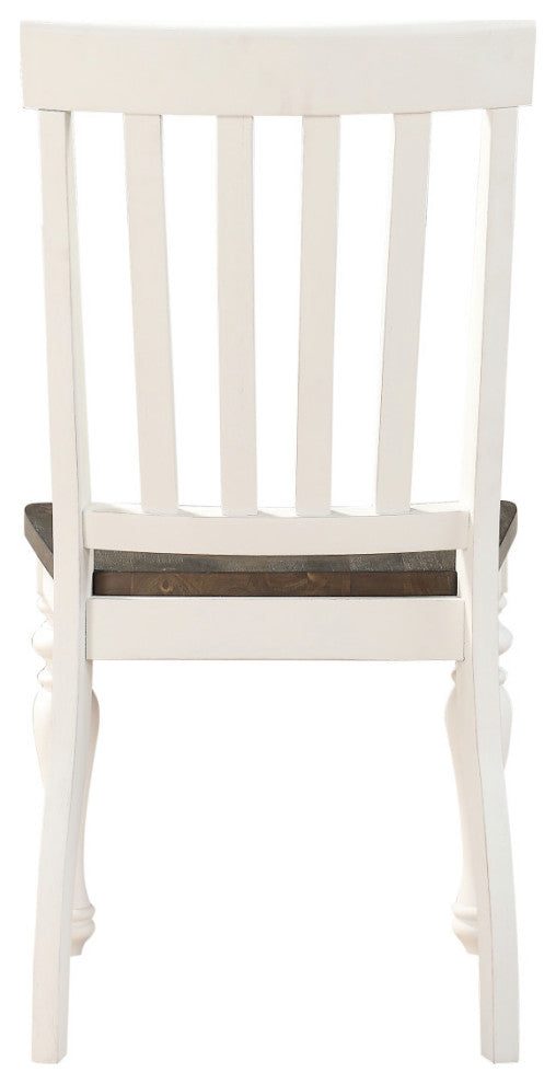 Joanna Two Tone Side Chair, Set of 2, Dining Chair