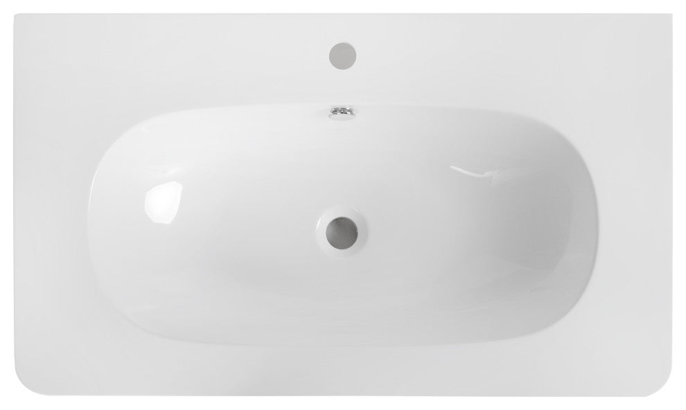 34" Solid Surface Resin Streamline K-1210-34 Vanity Top