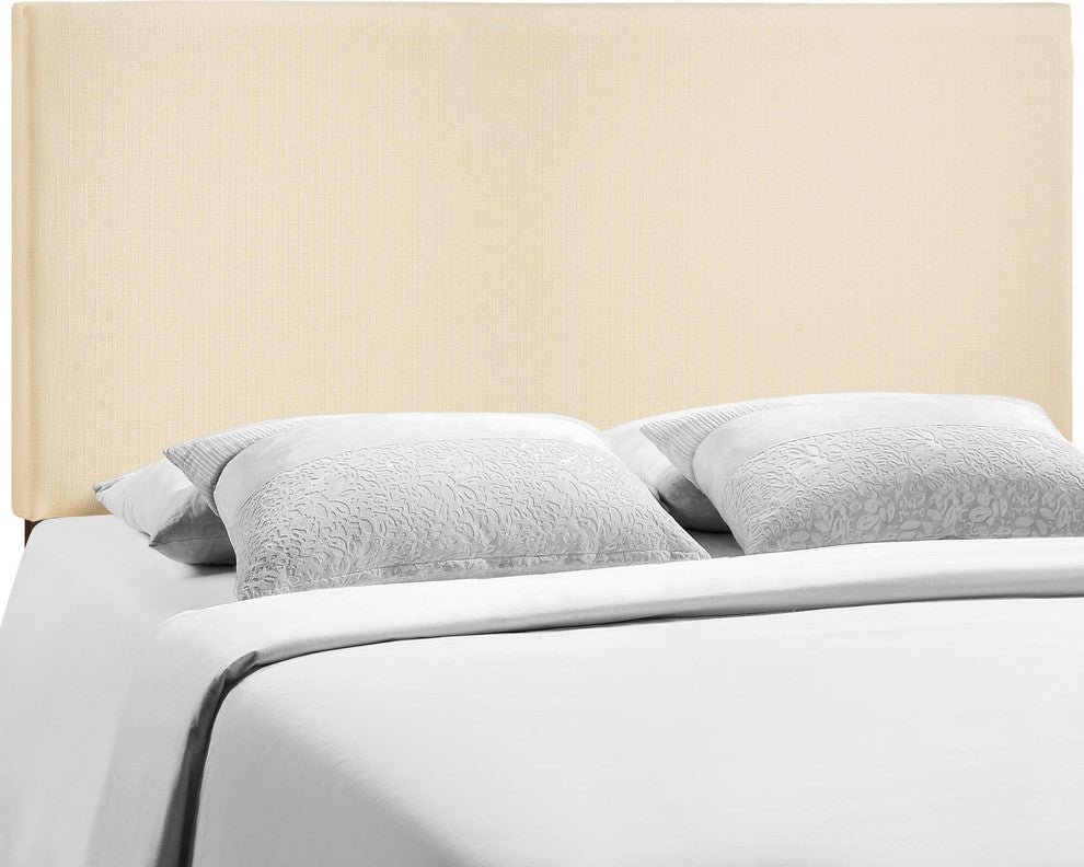 Region Queen Upholstered Headboard, Ivory