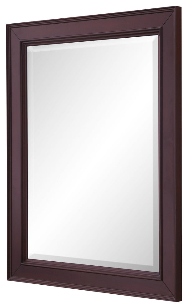 Napa 28" Wall Mirror, Chocolate
