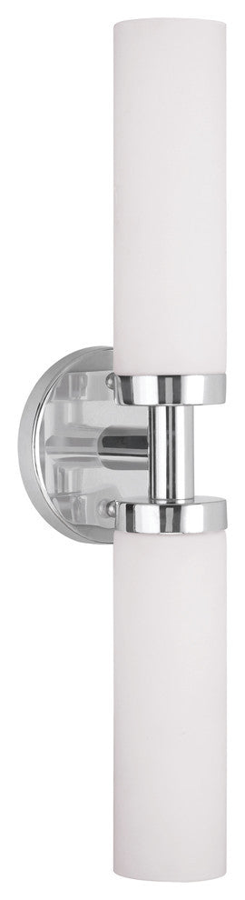 Livex Aero 2 Light 18" Bath Lighting, Polished Chrome