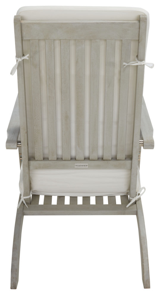 Safavieh Palmdale Outdoor Lounge Chair, Grey / Beige