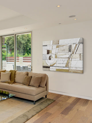 "Pieces" Painting Print on Wrapped Canvas