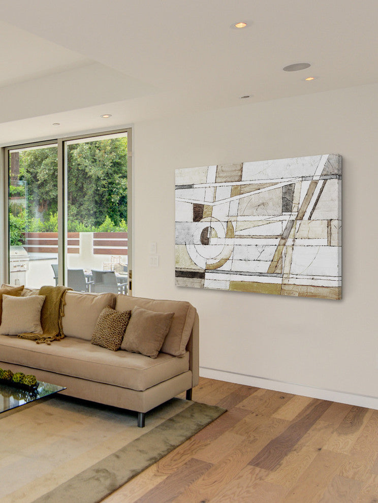 "Pieces" Painting Print on Wrapped Canvas