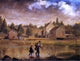 William Sidney Mount Catching Crabs, 21"x28" Wall Decal
