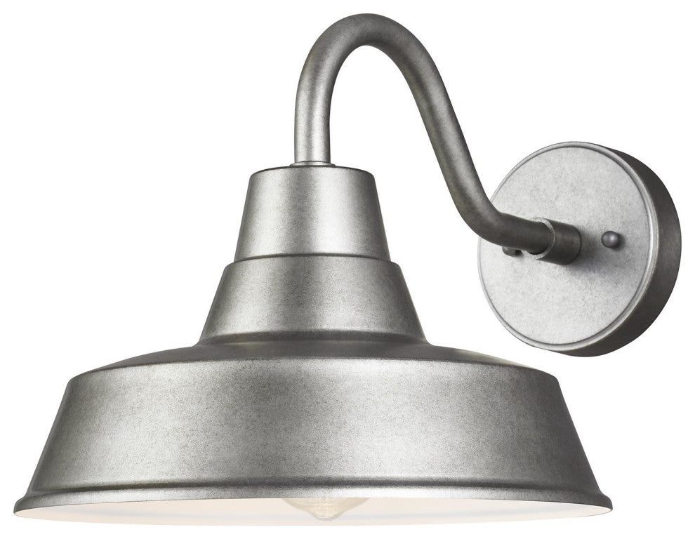 Barn Light Medium 1-Light Outdoor Wall Lantern, Weathered Pewter