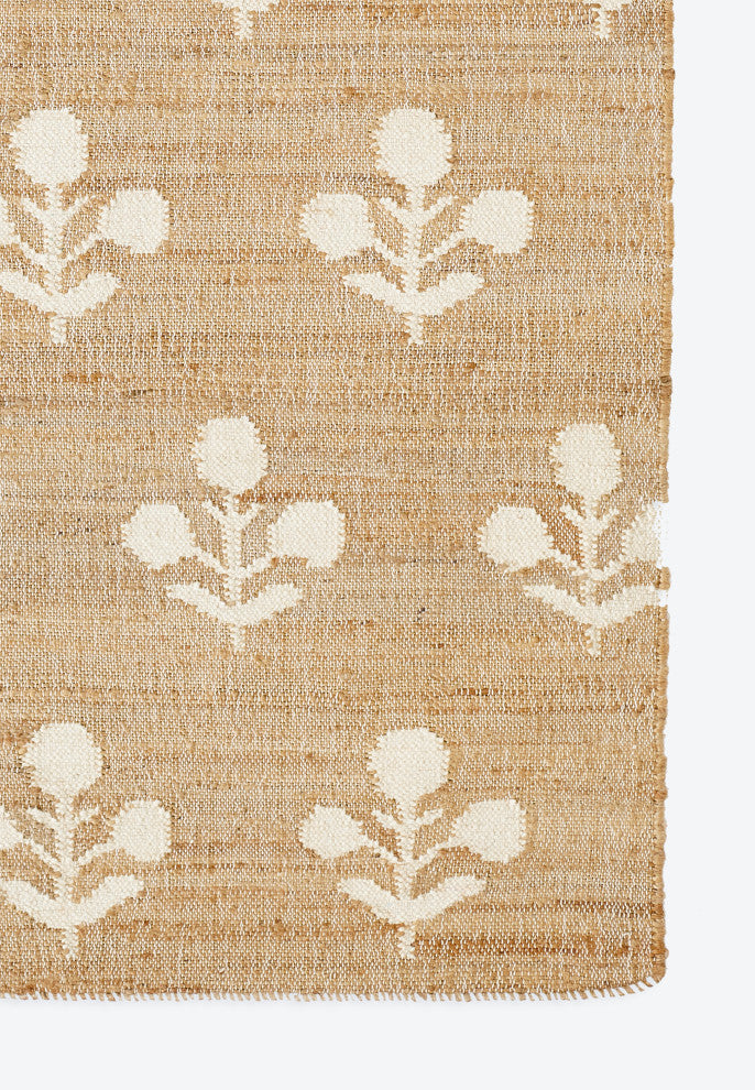 Erin Gates by Momeni Orchard Bloom Natural Hand Woven Wool Rug 9' X 12'