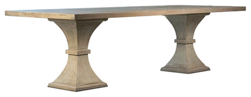 Hourglass Pedestal Dining Table