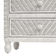 Santa Cruz 6-Drawer Dresser With Glass Top, White