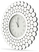 Montreal Round Mosaic Mirrored Wall Clock
