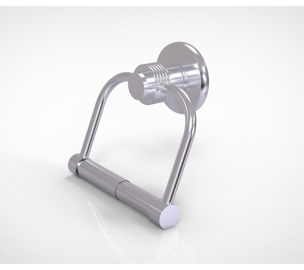 Mercury 2 Post Groovy Accent Toilet Tissue Holder, Satin Chrome